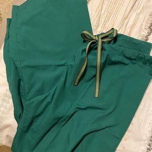 Blue Sky Scrub Pants- Green
